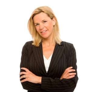 Businesswoman with confidence